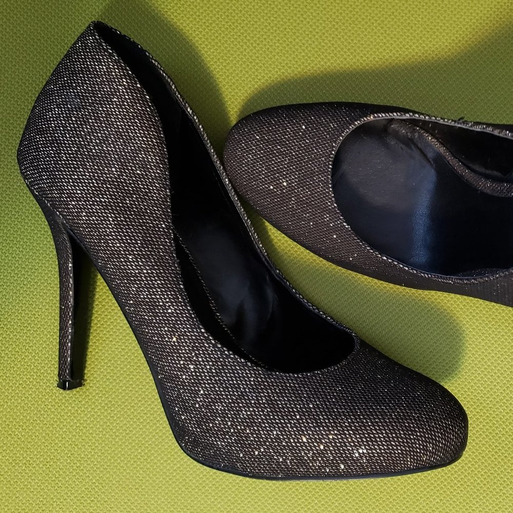 Nine West Elegant Glitter Evening Pumps size 7M